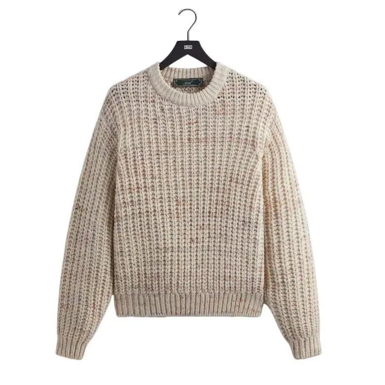 Pull en maille de coton beige (L) - REIMÉ
