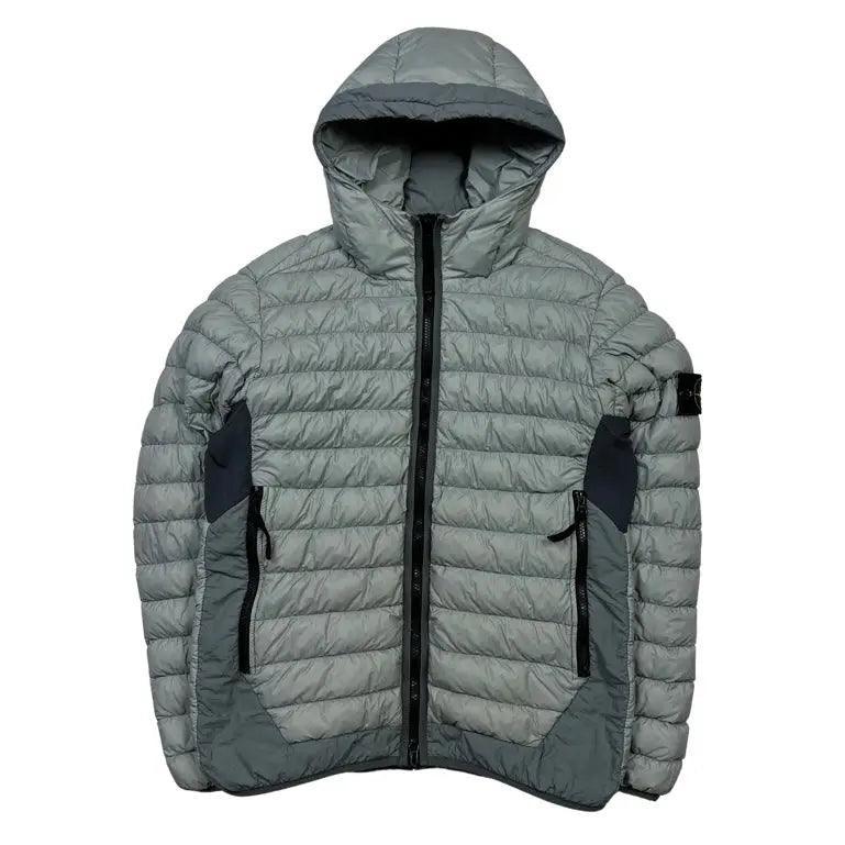 Blouson matelassé gris polyester (M) - REIMÉ