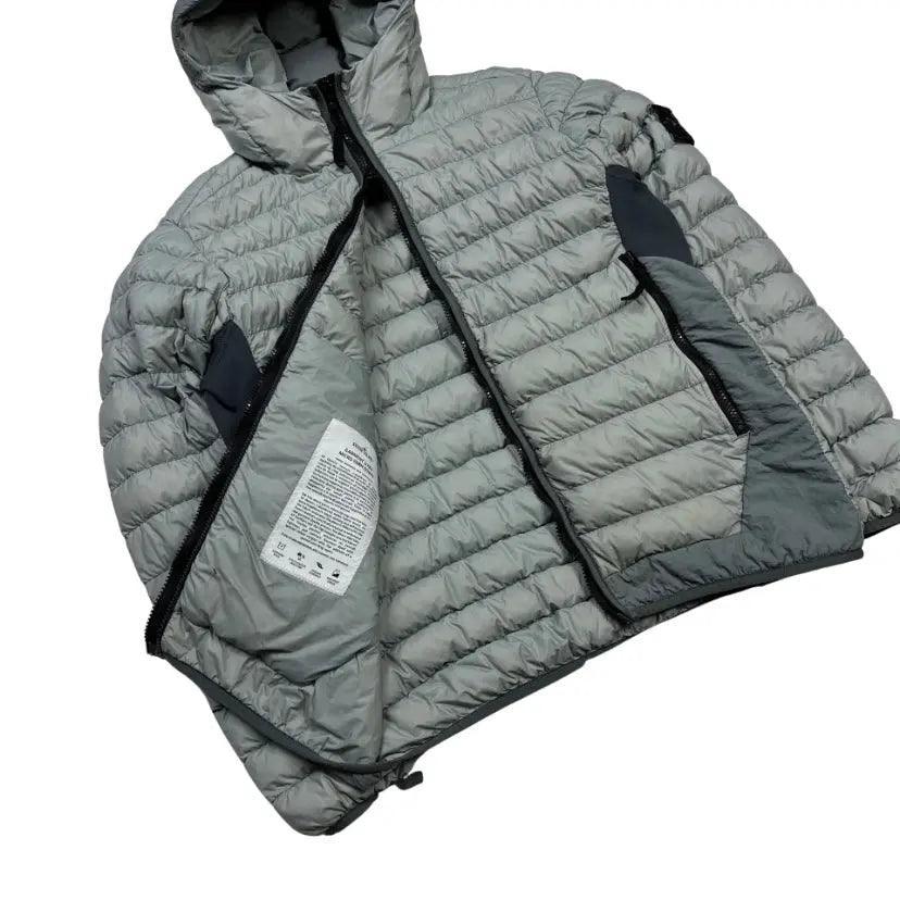Blouson matelassé gris polyester (M) - REIMÉ