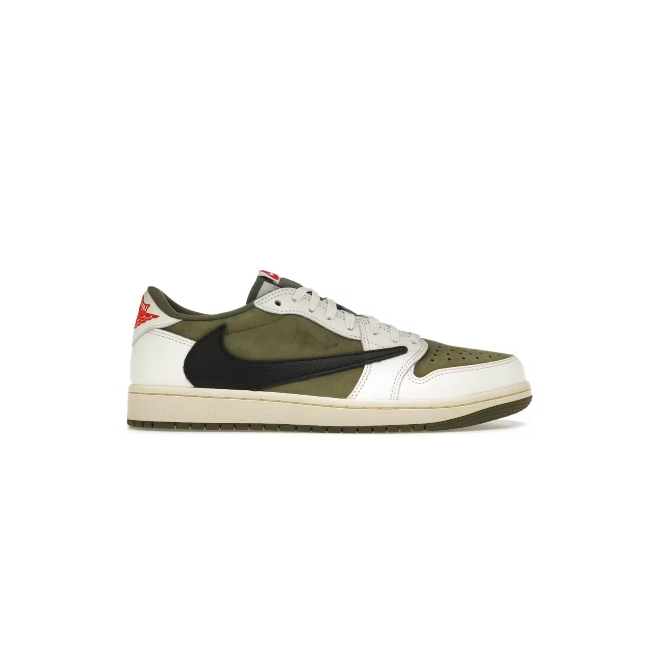 Sneaker AJ1 Low Travis Scott Rétro coloris Vert Olive - REIMÉ